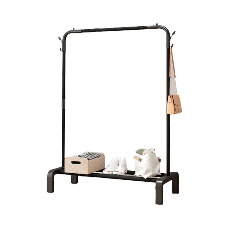 Modern Style Metallic Coat Rack Free Standing Hooks Design Coat Rack With Shelves