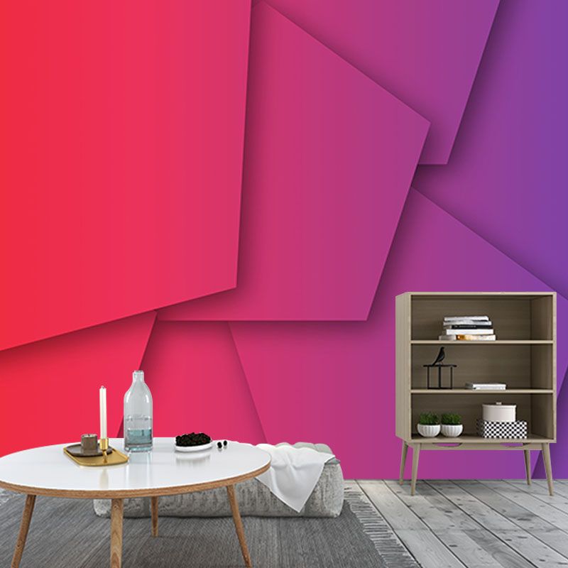 Modern Style Wall Mural Wallpaper Geometry Sitting Room Wall Mural