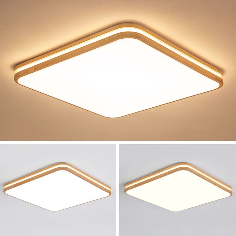 Plafonnier moderne en acrylique à 1 lumière, luminaire de plafond pour chambre à coucher