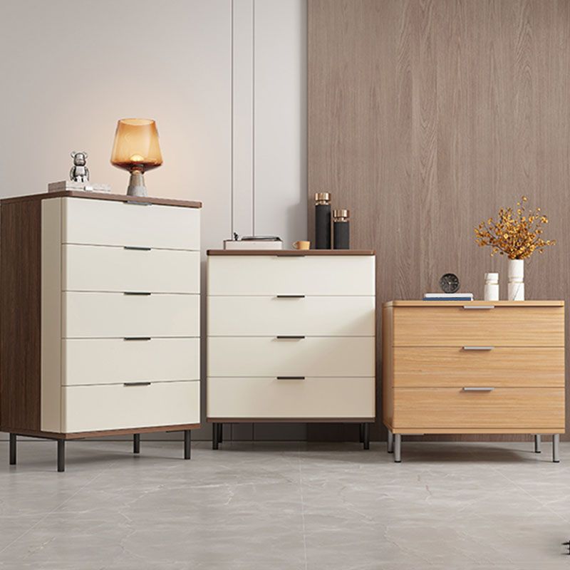 Bedroom Wooden Storage Chest Dresser Modern Style Storage Chest with Drawers