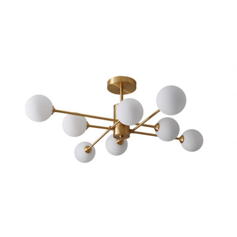 Modernism Sputnik Ceiling Light Globe Shaded Lighting for Hallway Foyer