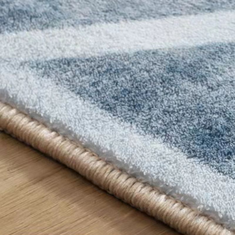 Gray Modern Carpet Polyester Pattern Carpet Non-Slip Backing Carpet for Drawing Room