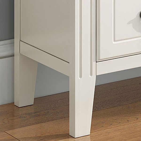 Solid Wood Closed Back Bookshelf Nordic Standard Bookcase with Shelves