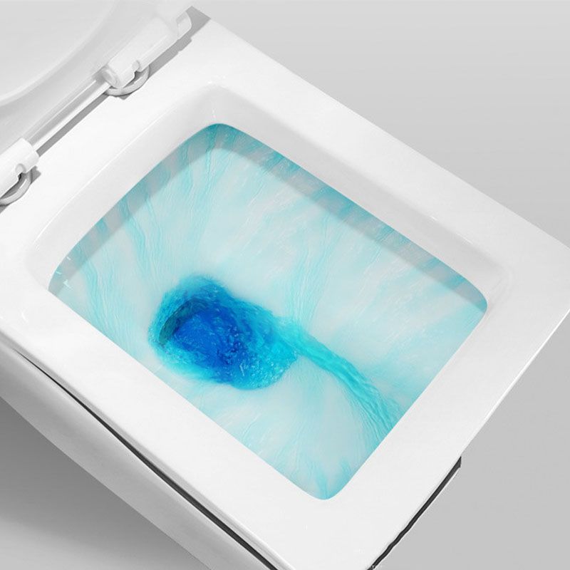 Simple Household Toilet Ceramic Siphon Jet Toilet with Pumping Mute Water-saving