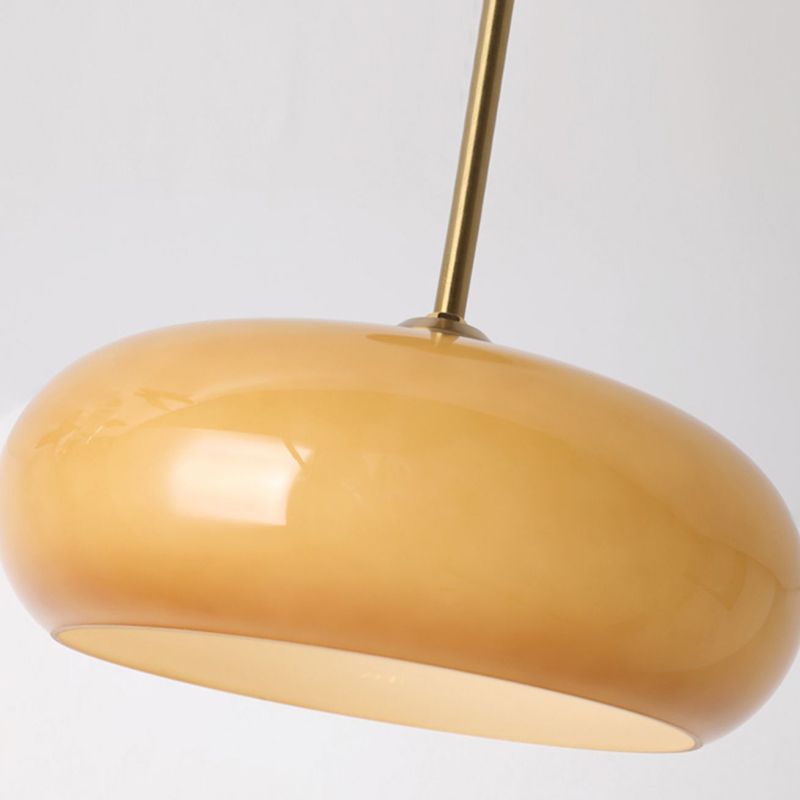 Nordic Ceiling Light Dome Flush Mount Ceiling Light Fixture with Glass Shade