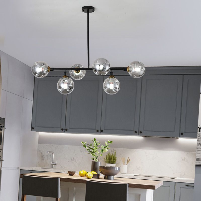 Modern Glass Pendant Lighting Nordic Island Light for Dining Room