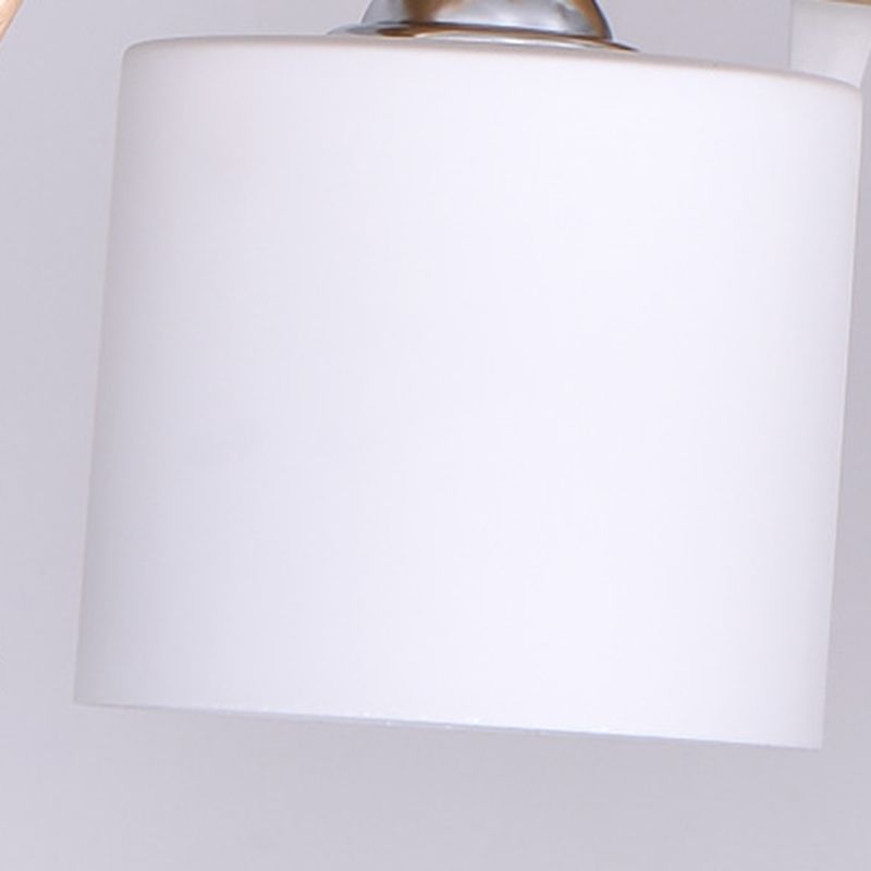 Modern Lighting Chandelier Cylinder Island Pendant Lights Wood Island Lights in White