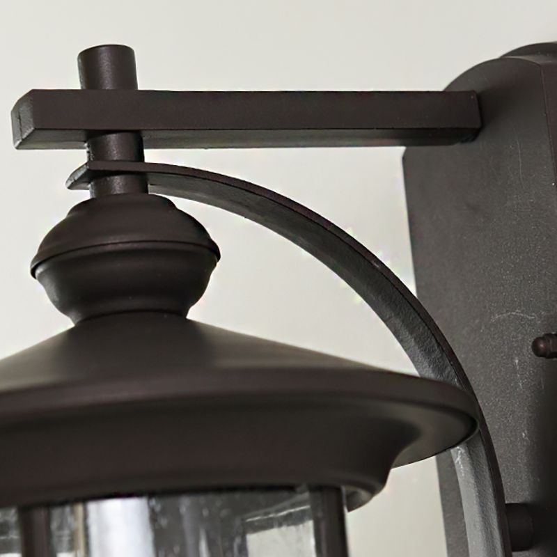 American Style Glass Wall Light Post-box Shape Wall Sconce for Outdoors