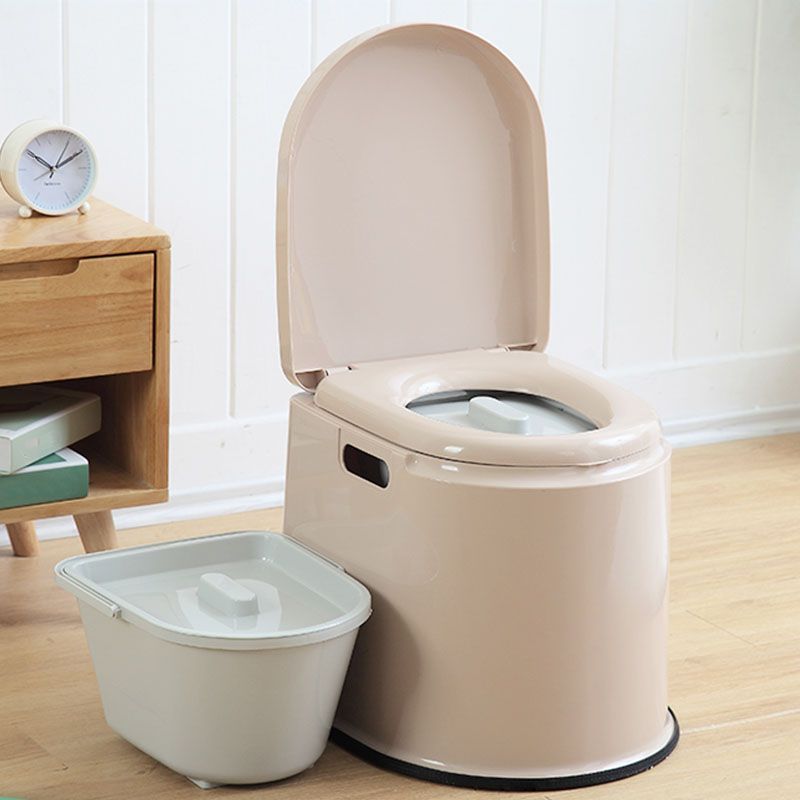 Modern Flush Toilet Plastic Round Floor Mount Urine Toilet for Bathroom