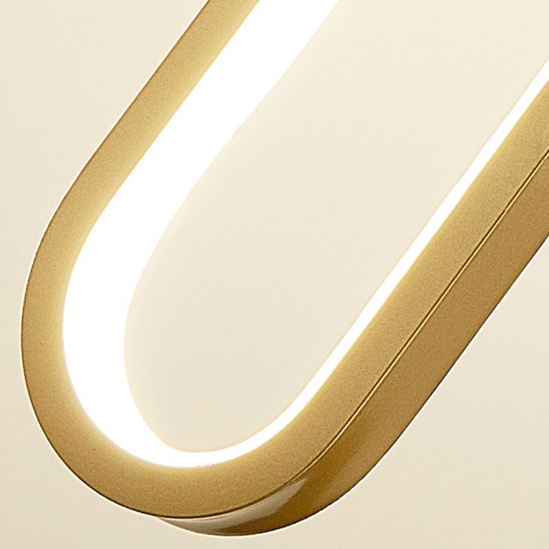 Chambre à coucher en suspension d'éclairage minimalisme kit de pendentif linéaire pour chambre à coucher