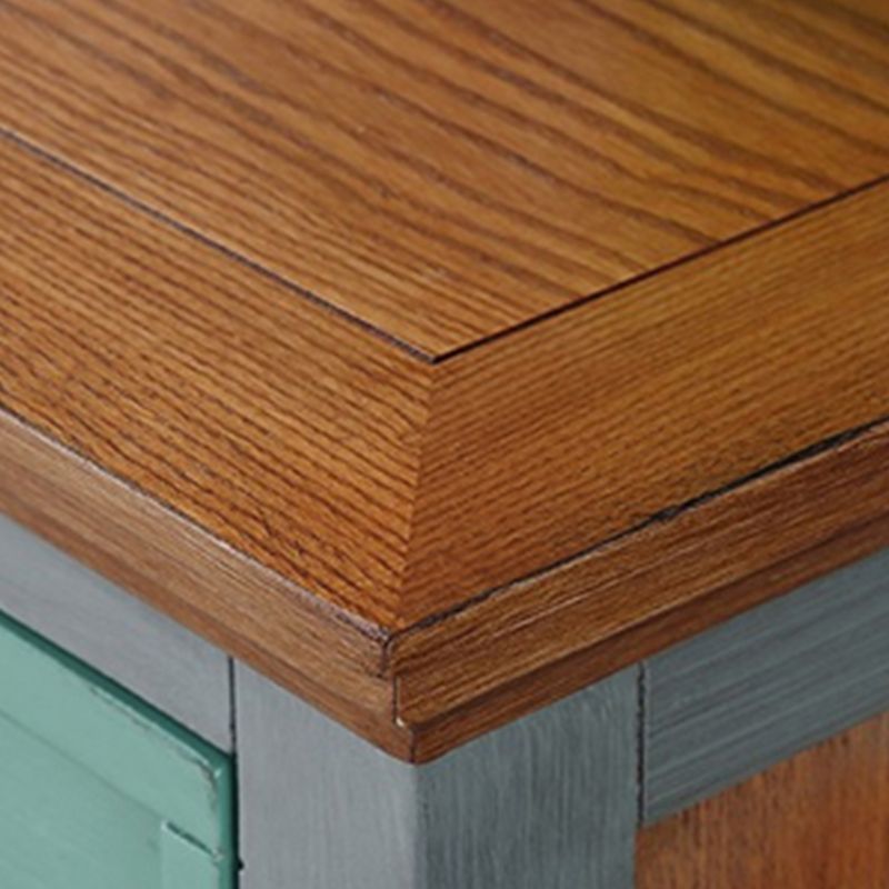 Traditional Style Grey Storage Chest Wooden Storage Chest Dresser for Bedroom