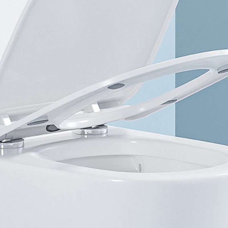 Contemporary 1 Piece Flush Toilet Floor Mounted White Urine Toilet for Washroom