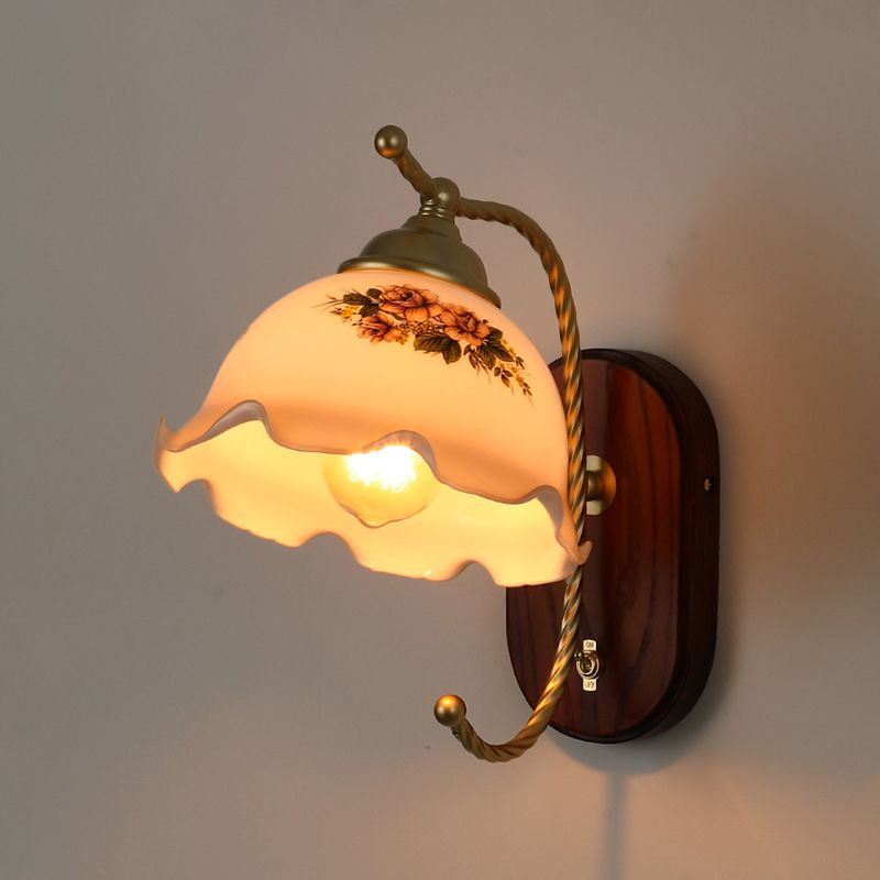 1 appliques murales géométriques légères lampes murales en verre de style moderne