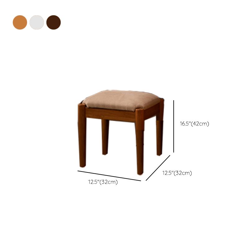 17" Wide Scandinavian Vanity Table Solid Wood Mirror Make-up Vanity