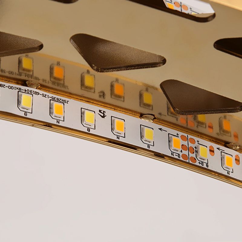 Hedendaagse luxe led hangende lamp metalen kroonluchter voor woonkamer