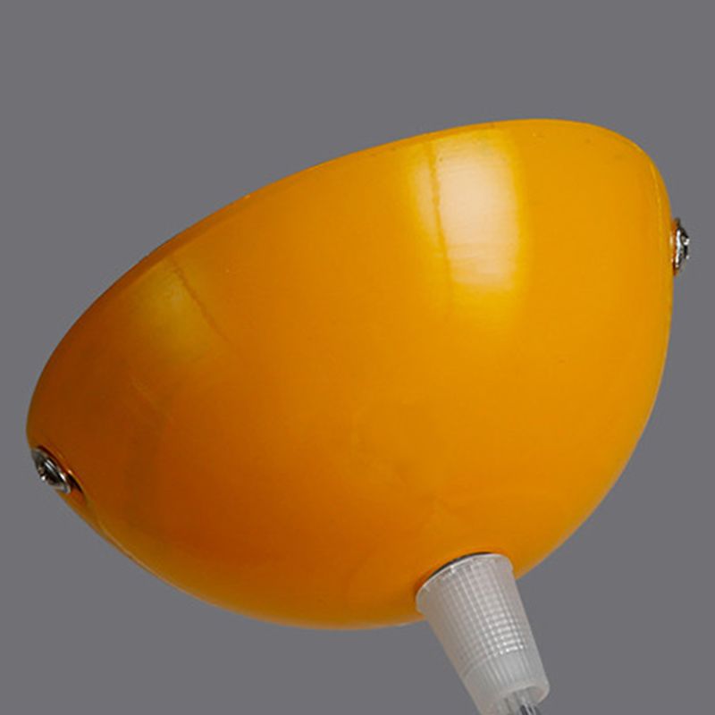 Macron Color Metal Hanging Light Nordic Style Pendant Light Cone Shape Hanging Light for Kitchen