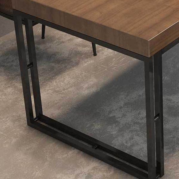 Industrial 1/5/7 Pieces Dining Set Rectangle Wood Dining Table for Bar