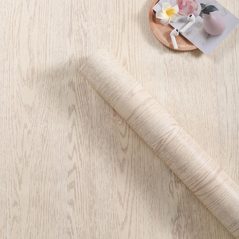 Self Sticking Repurposed Wood Wallpaper Roll Industrial Vinyl Wall Decor, 16.5' L x 23.5" W