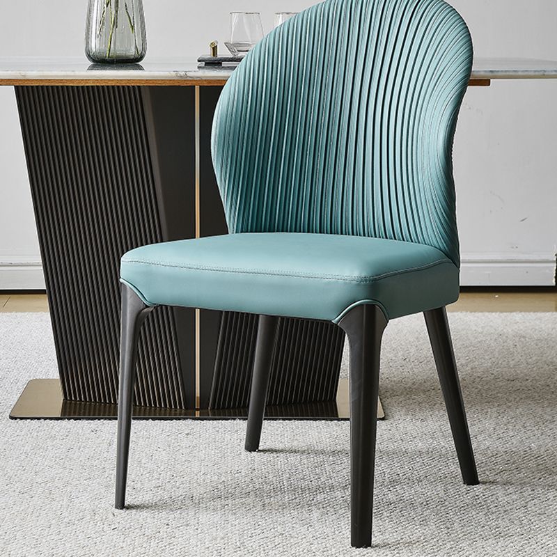 Rectangle Dining Set 1/5 Pcs Marble Dining Table with Upholstered Chairs