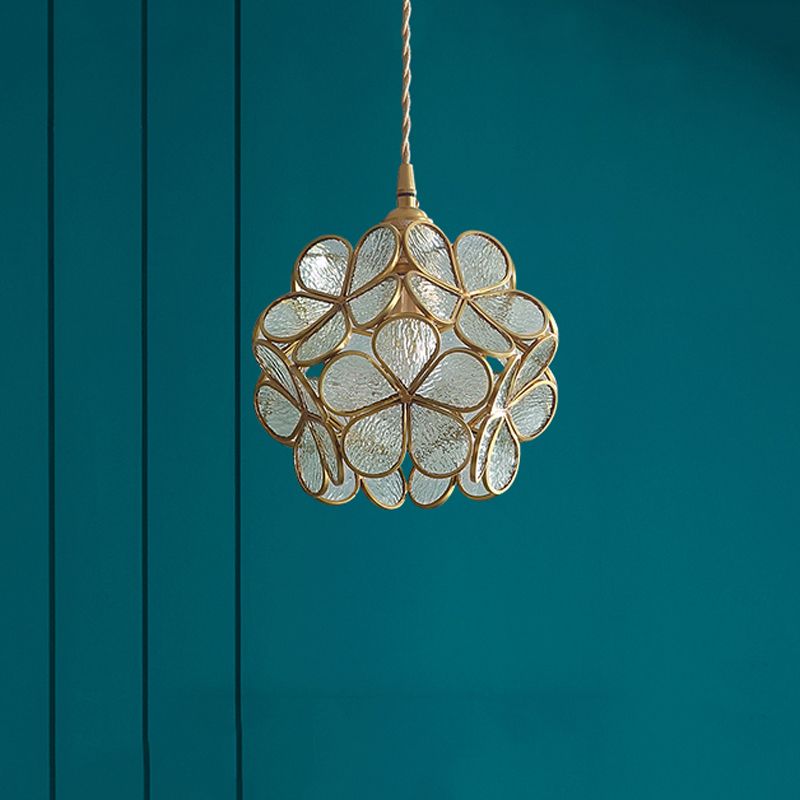 Post Modern 1 - Light Wall Sconce Solid Brass and Glass Wall Lighting Fixture in Gold