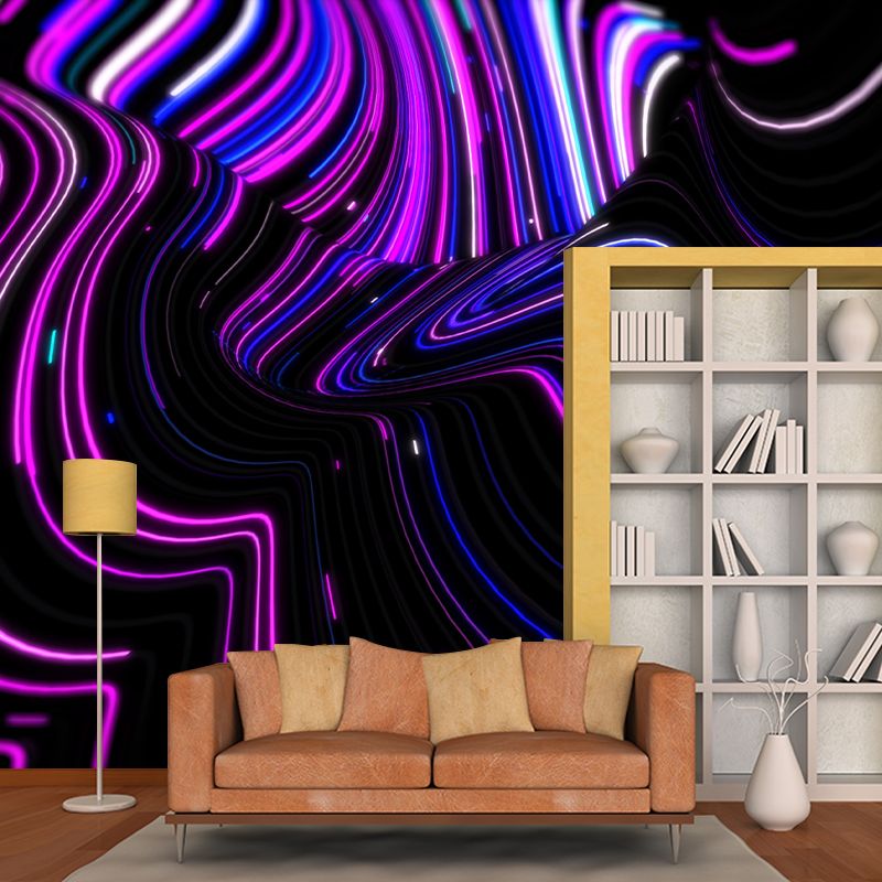 Environment Friendly Wall Mural Wallpaper Abstract Geometry Sitting Room Wall Mural