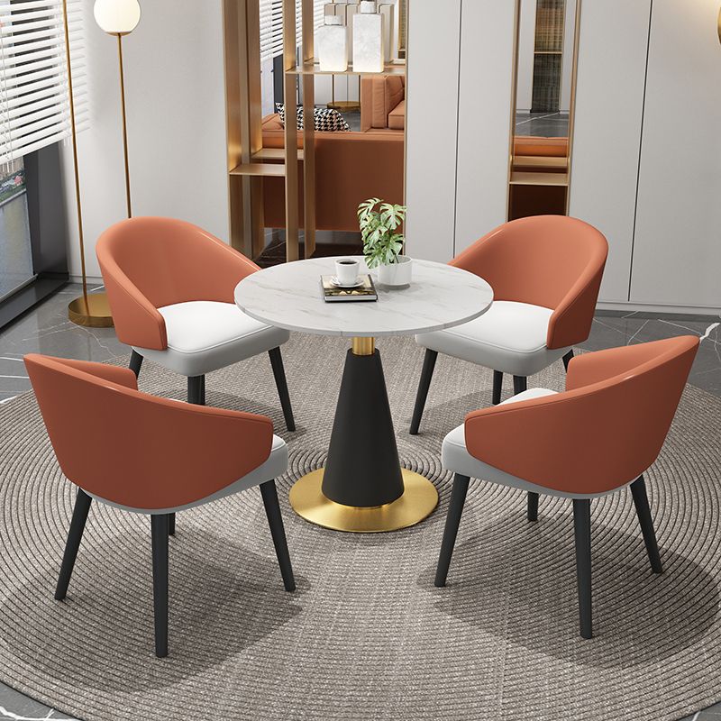Modern Design 1/2/3/4/5 Round Dining Room Table Set for Home Use