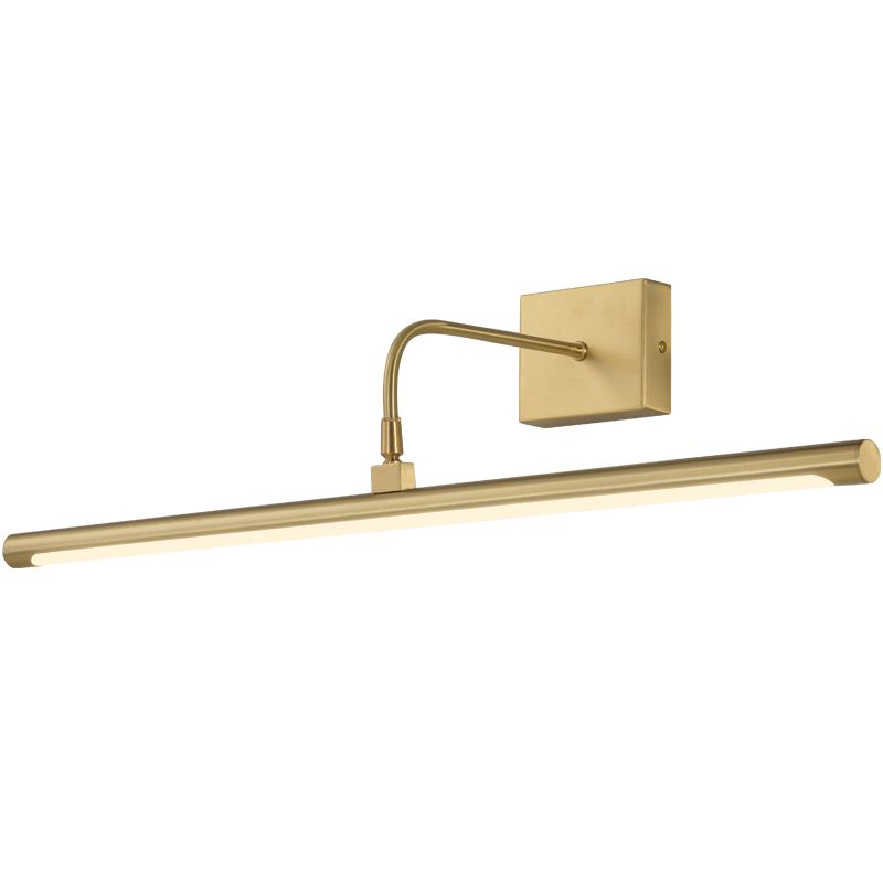 1-Light Linear Wall Sconces Modern Metal Wall Sconce Lights in Gold for Bathroom