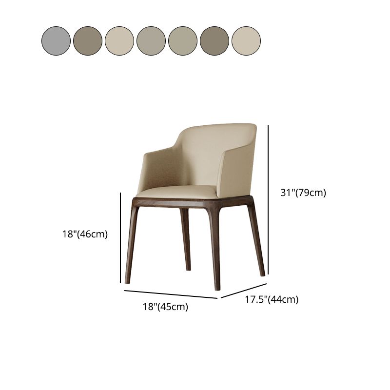 Arml Dining Chairs Modern Faux Leather Side Chairs for Dining Room