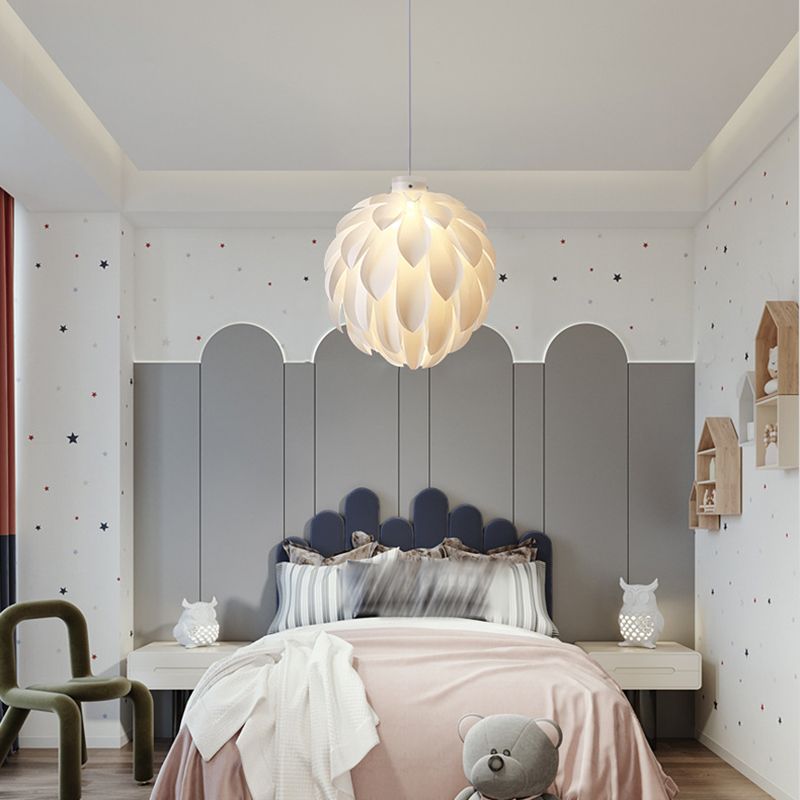 1 Light Pendant Modern Simple Style Ceiling Hanging Light Fixtures for Bedroom