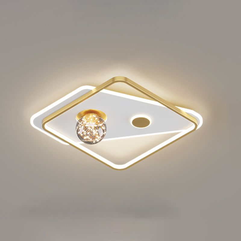 Gypsophila moderne plafondverlichting Metalen LED-plafondverlichtingsarmaturen voor inbouw