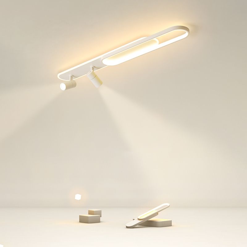 Plafonnier LED moderne met en lumière les luminaires encastrés en métal