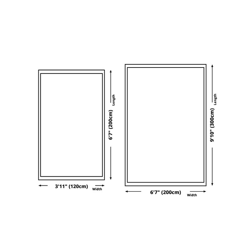 Light Gray Stripe Carpet Polyester Modern Carpet Non-Slip Backing Carpet for Living Room