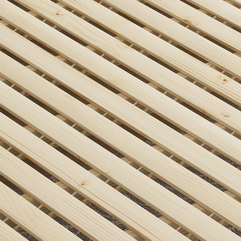 Modern White Platform Bed Solid Wood Platform Bed Frame with Headboard