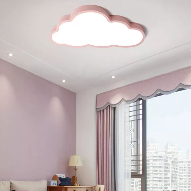 Cloud Flush Mount Light Fixtures Kids Acrylic Ceiling Light Fixtures for Bedroom