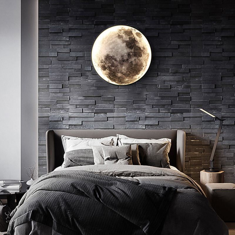 Contemporary Circle LED Wall Light Household Wall Lighting Fixture for Living Room