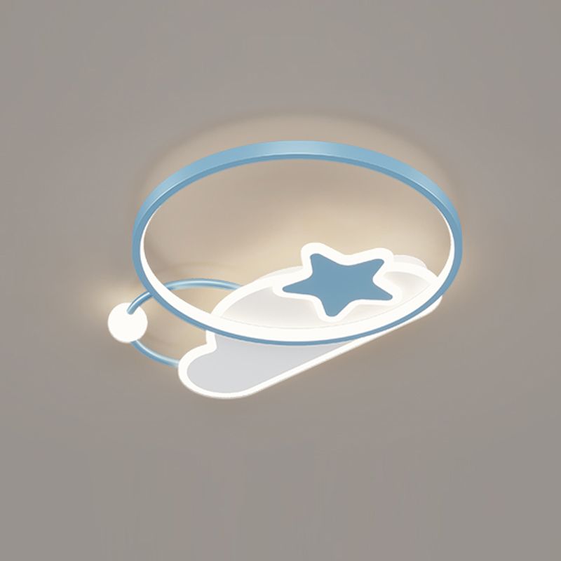 Modern Flush Mounted Ceiling Lights with Acrylic Shade LED Flush Mount Ceiling Lighting