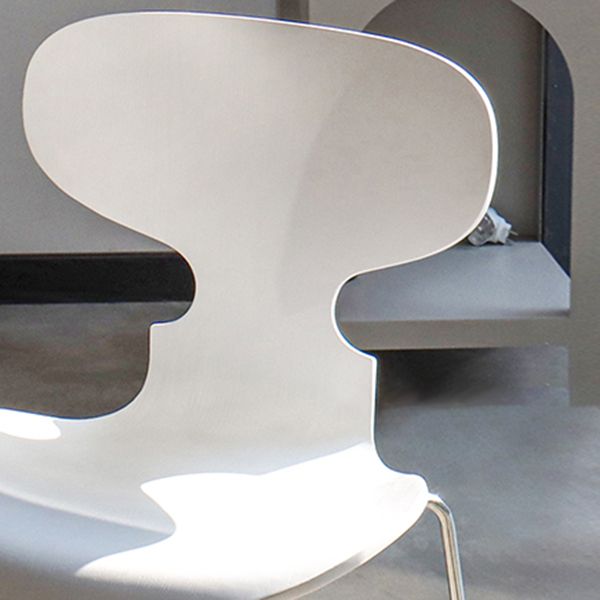 Stackable Armless Dining Chairs Contemporary Low Back Dining Side Chair