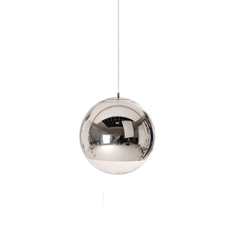 1 hoofdbol hanglamp licht postmodern gespiegelde glazen ophanging licht