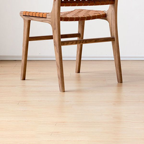 Solid Wood Faux Leather Contemporary Armless Dining Room Chair