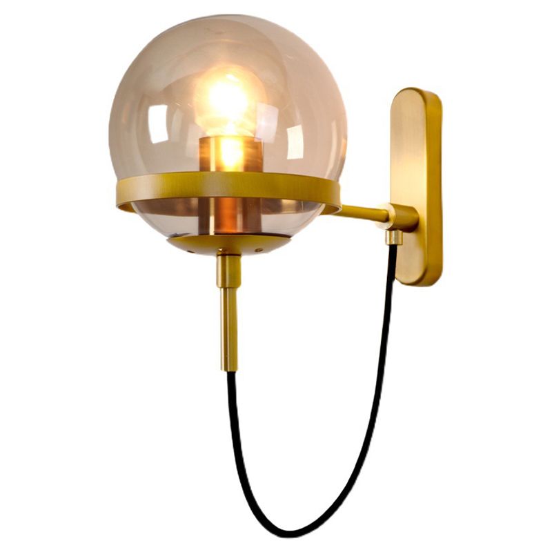 Illuminazione da parete a parete a forma di vetro Apparecchiatura da parete in stile contemporaneo