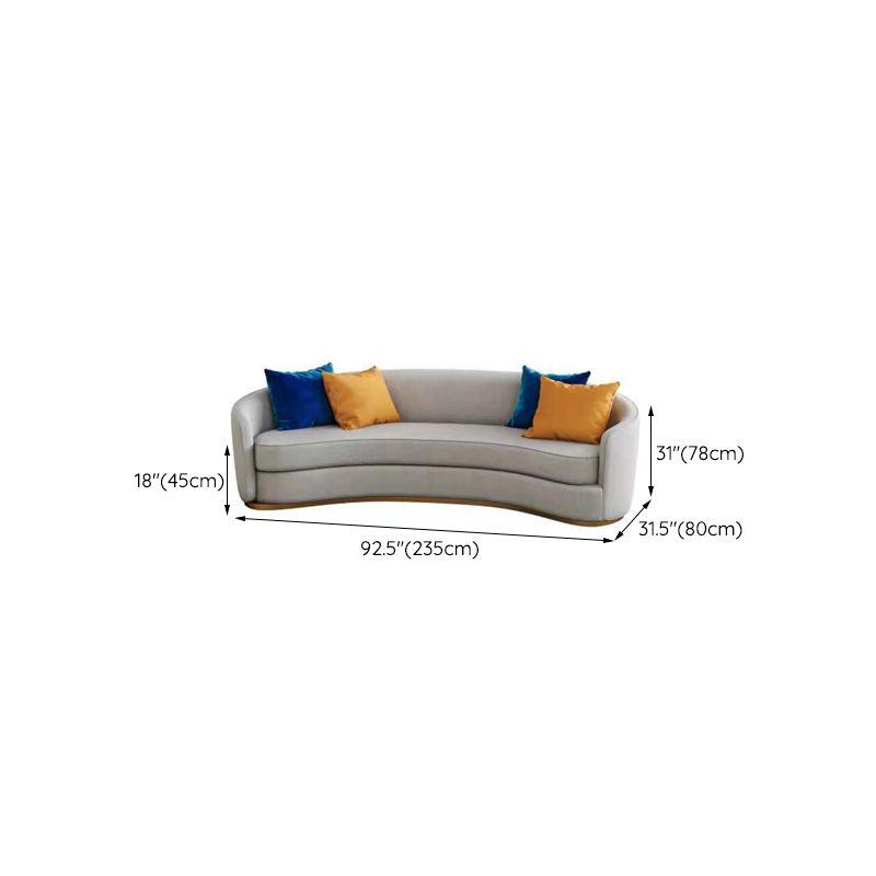 Tuxedo Arm Sofa Linen and Faux Leather Seating for Bonus Room