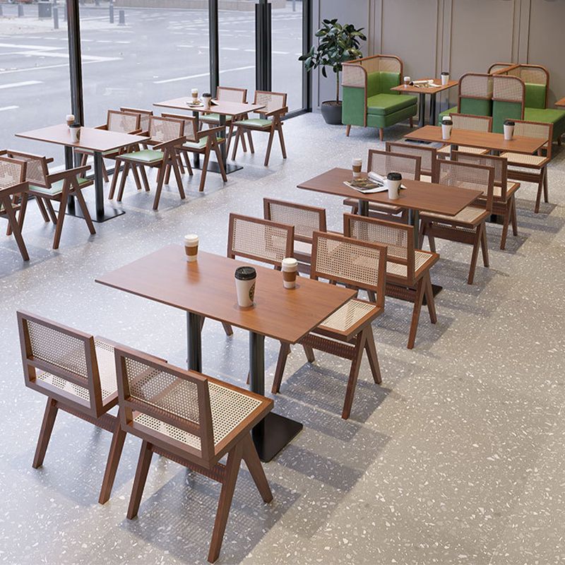 Contemporary Kitchen Dining Arm Chairs Open Back Dining Chairs