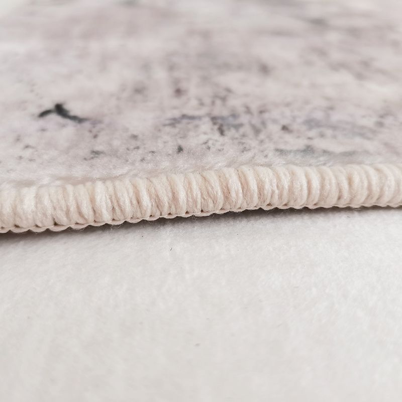 Blue Modern Carpet Polyester Pattern Carpet Stain Resistant Carpet for Home Decor