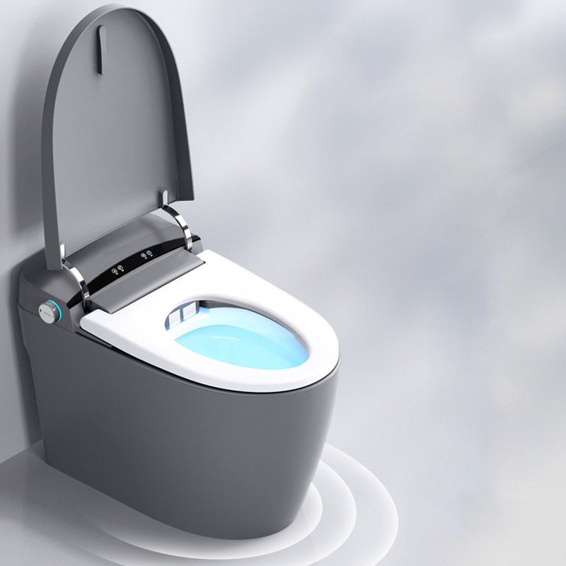 Modern Heated Seat Toilet ABS Floor Mounted Flush Toilet with Seat