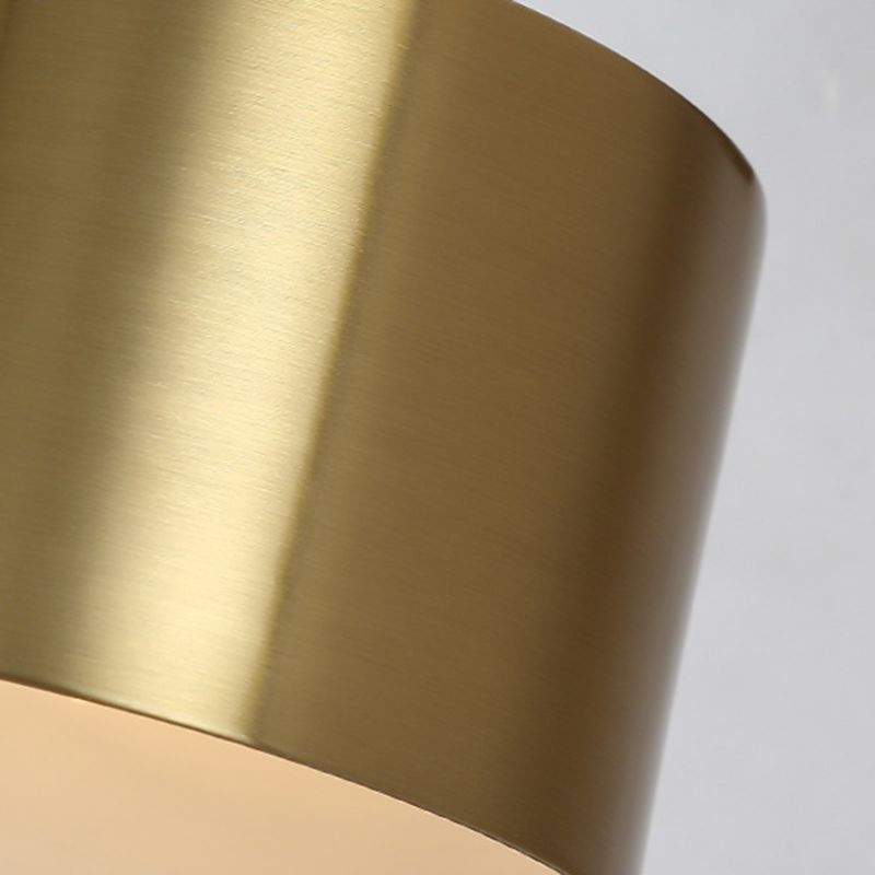 Mur cylindrique postmoderne Light Golden Frame Mur Mury Light pour le salon CHAMBRE