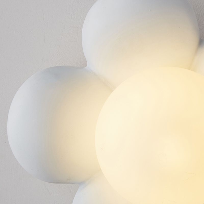 Modern Sconce Light Fixture Pink/White Wall Light Sconce for Bedroom