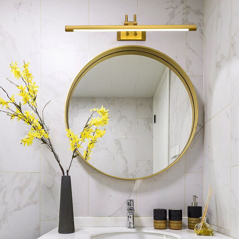 Brass LED Wall Sconce Simplicity Wall Lighting Ideas Household Lamp for Bathroom