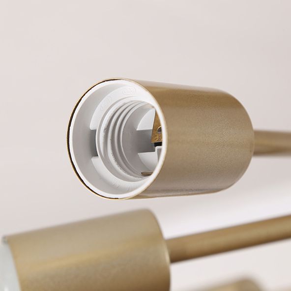 Lineaire Plafond Verlichting Retro Industrieel Ijzer Blootgesteld Lamp Semi Flush Mount Verlichting voor Living Room