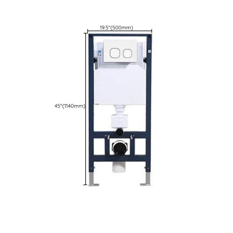 Contemporary Wall Hung Toilet Bowl White Seat Included Urine Toilet for Bathroom