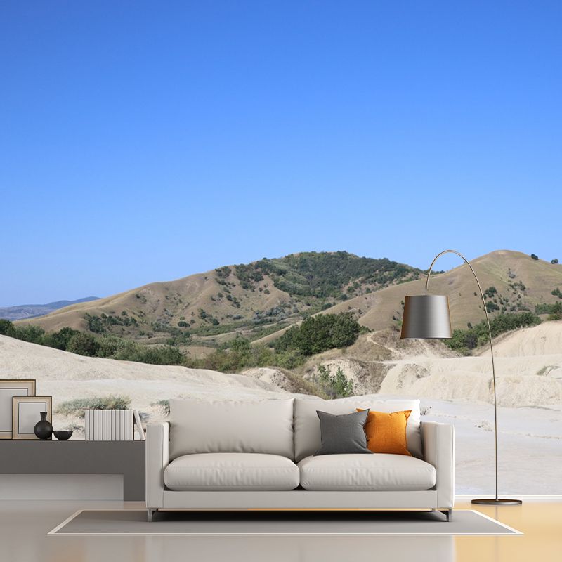 Dry Desert Wall Mural for Living Room Moisture Resistant Wall Decor, Personalized Size